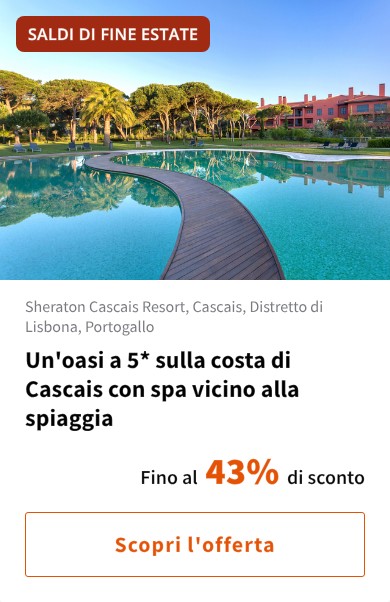 Un'oasi a 5* sulla costa di Cascais con spa vicino alla spiaggia