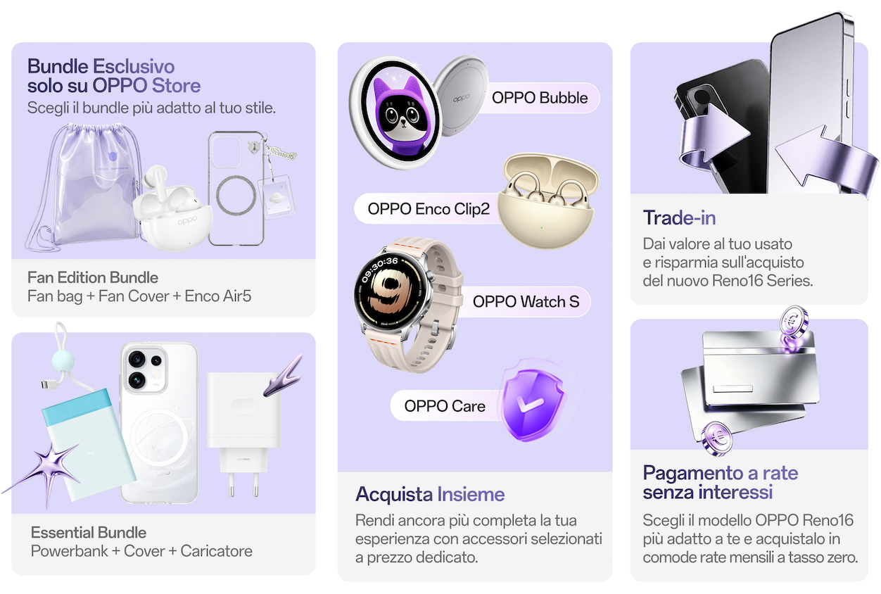 Vantaggi OPPO
