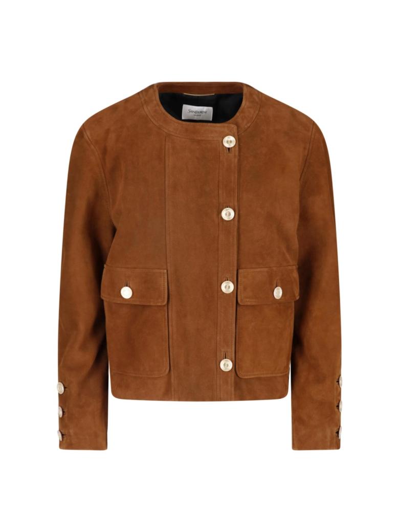 Saint Laurent - Giacca in suede 