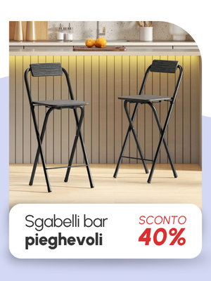 Sgabelli da bar pieghevoli