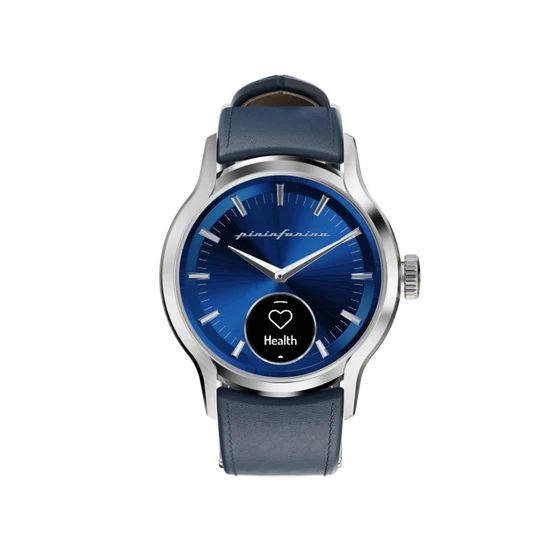 Pininfarina Pura Hybrid Smartwatch - Orologio classico con micro display multifunzione