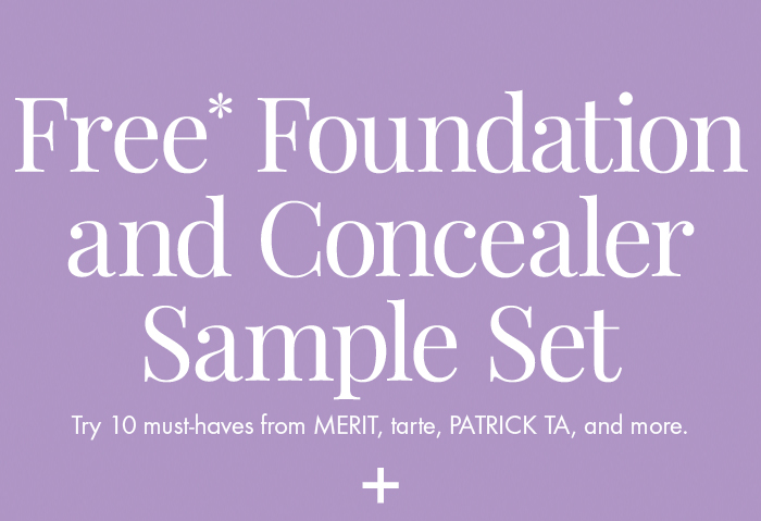 Free Foundation and Concealer Sample Set