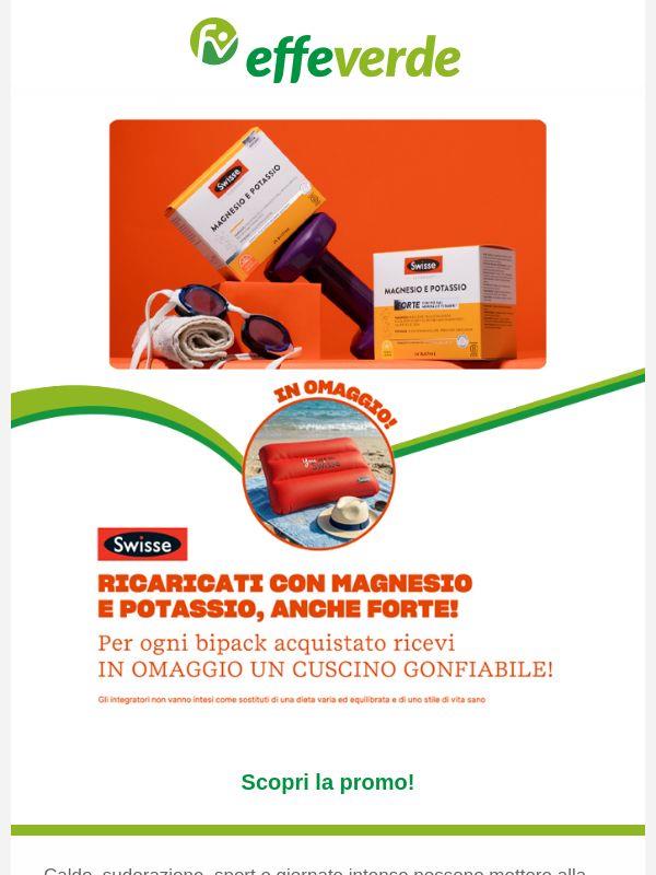 Ricaricati con Swisse Magnesio e Potassio e ricevi un omaggio!