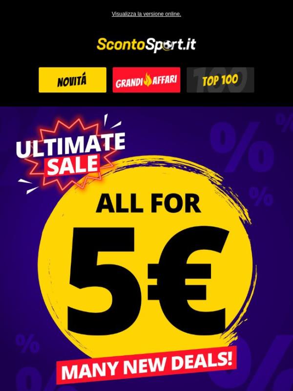 💥 Tutto a soli 5 € – approfitta subito di grandi risparmi!