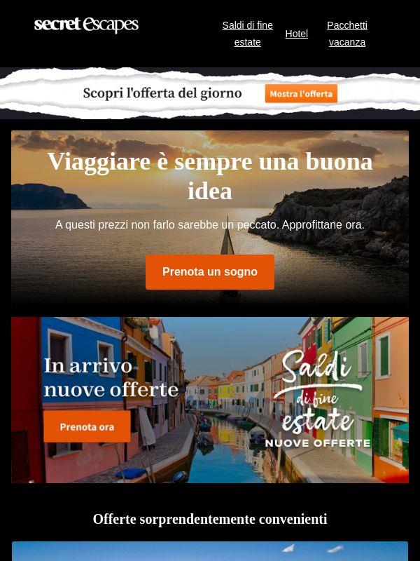 Non avevi in programma un viaggio. Fino ad ora.