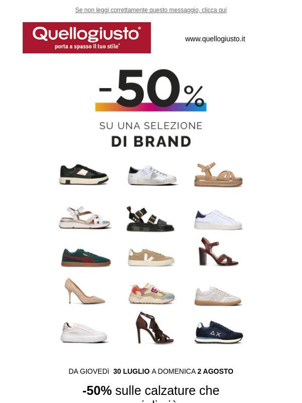 Selezione di brand al -50%