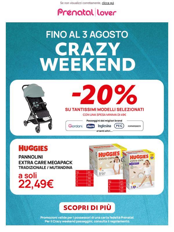 Il weekend giusto per risparmiare 💙