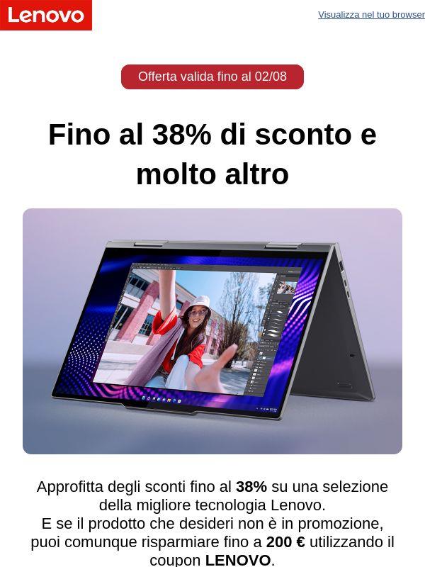 Scopri le promozioni Estive Lenovo