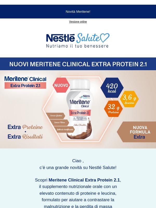 Scopri i nuovi Meritene Clinical Extra Protein 2.1
