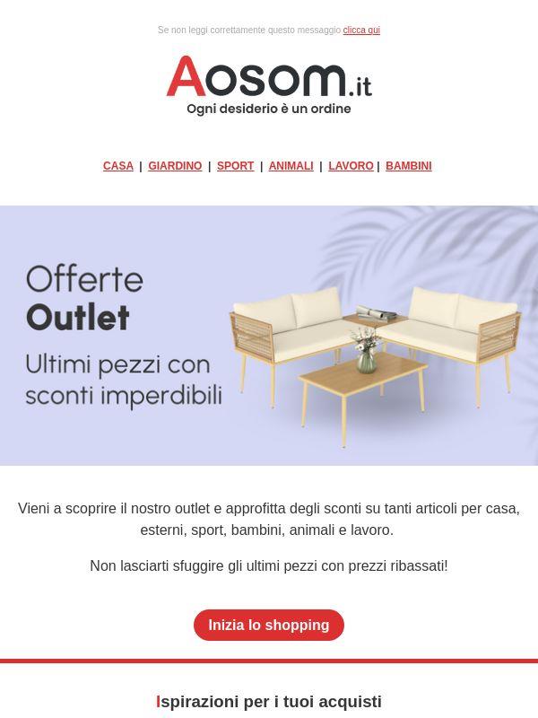Scopri i nostri sconti outlet