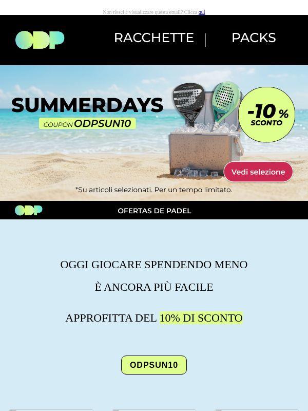 Oggi la tua attrezzatura costa meno 💸