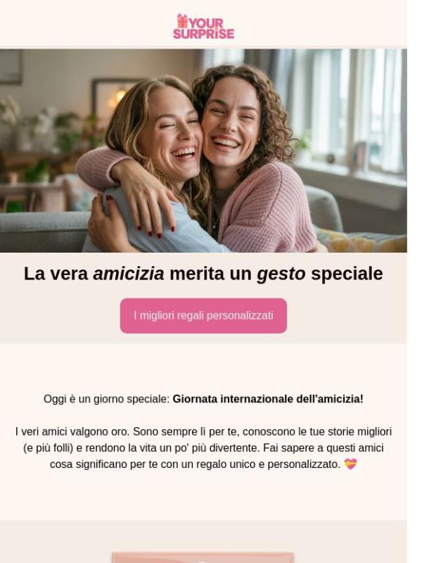 💛 Chi vuoi mettere sotto i riflettori nella Giornata internazionale dell'amicizia?