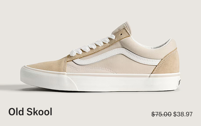 Tan Brown Old Skool Shoe