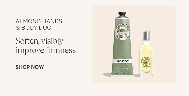 ALMOND HANDS & BODY DUO | SOFTEN, HYDRATE | SHOP NOW