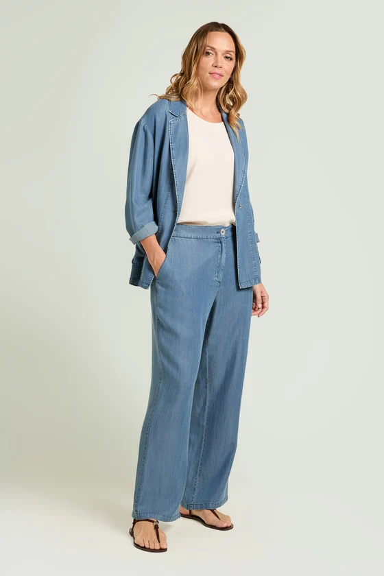 PANTALONI IN CHAMBRAY