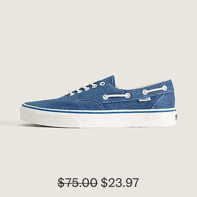 Navy Blue Marshmallow White Authentic Boat Shoe