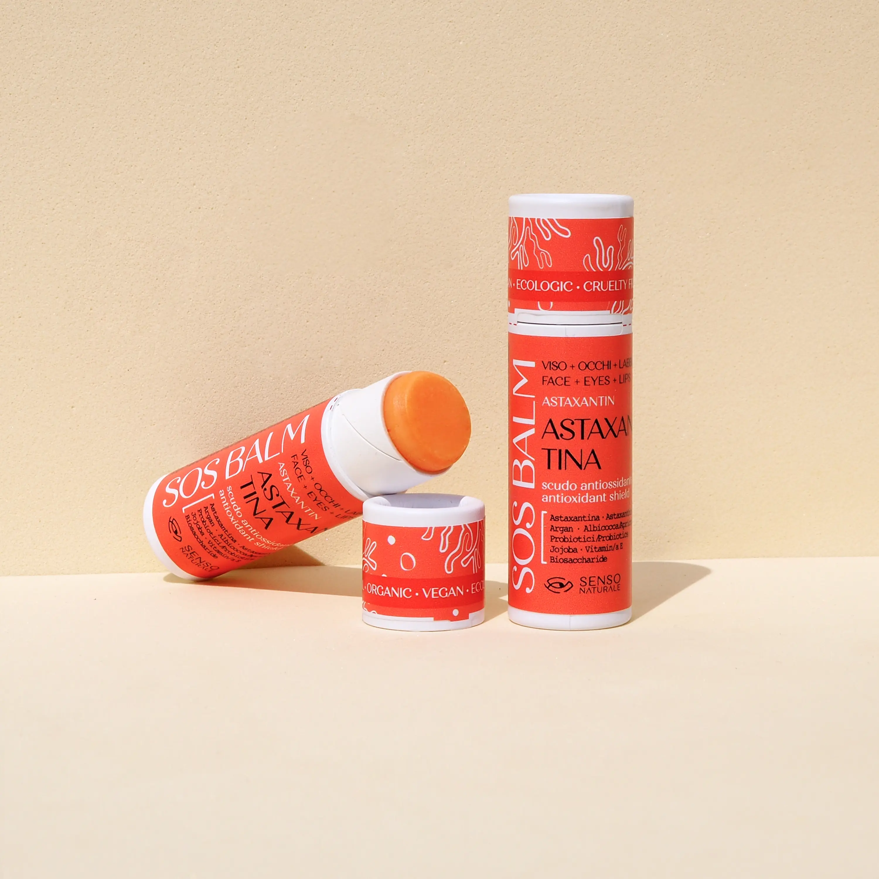 Image of SOS Balm Viso e Labbra - Balsamo Protettivo Antiage con Astaxantina