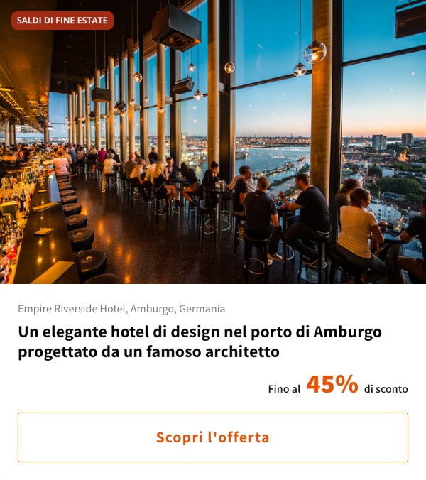 Un elegante hotel di design nel porto di Amburgo progettato da un famoso architetto