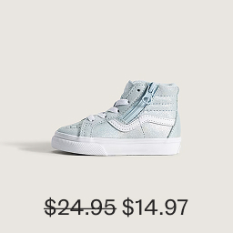 Holographic Dawn Mist Toddler Sk8-Hi Side Zip Shoe