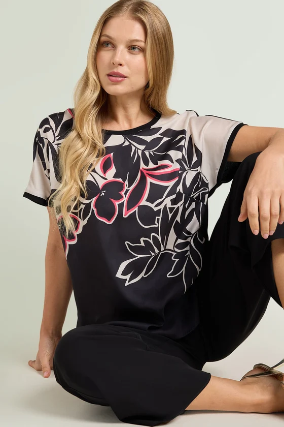 BLUSA STAMPATA