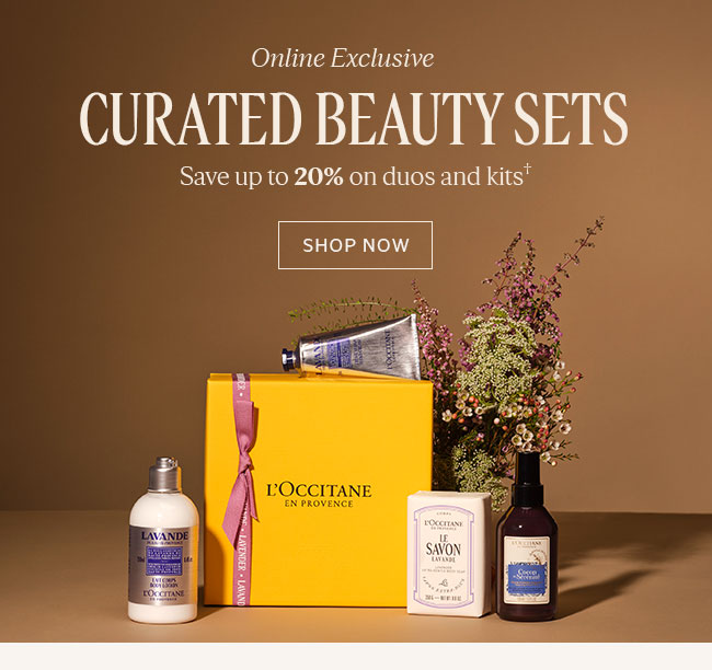 ENDS SOON | CURATED BEAUTY SETS | SAVE UP TO 20% ON DUOS AND KITS† | SHOP NOW