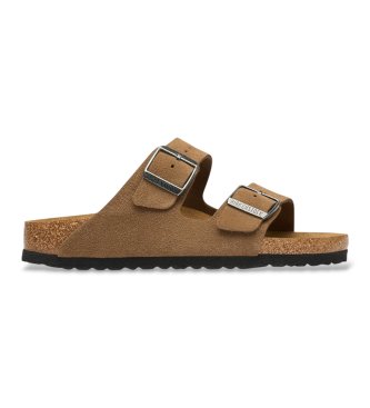 Sandali in Pelle Arizona (Vestibilità Stretta) marrone