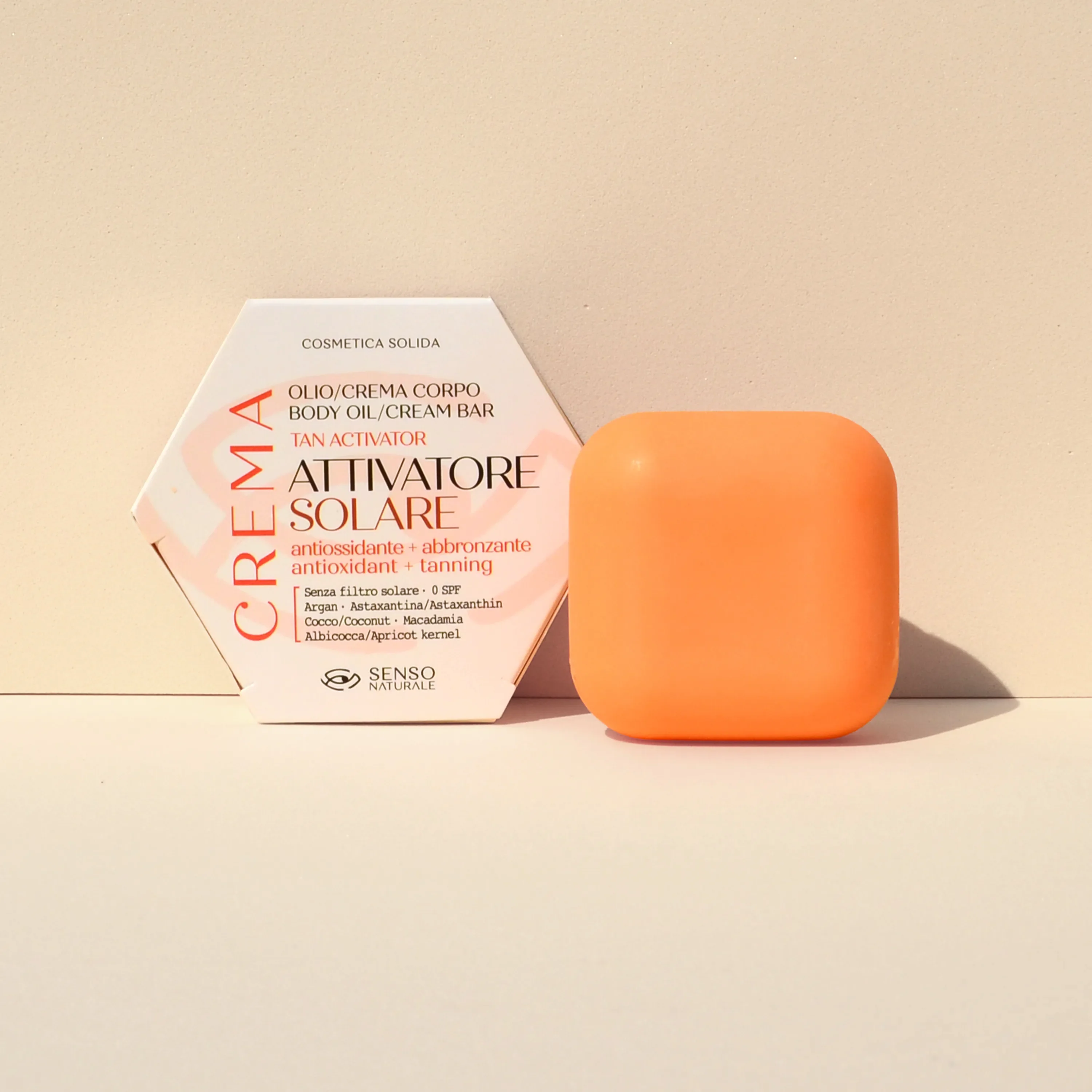 Image of Olio Solido Corpo ATTIVATORE SOLARE - Prolunga l'abbronzatura - 0 SPF