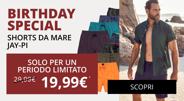 Birthday Special - Shorts de mare solo 19,99€