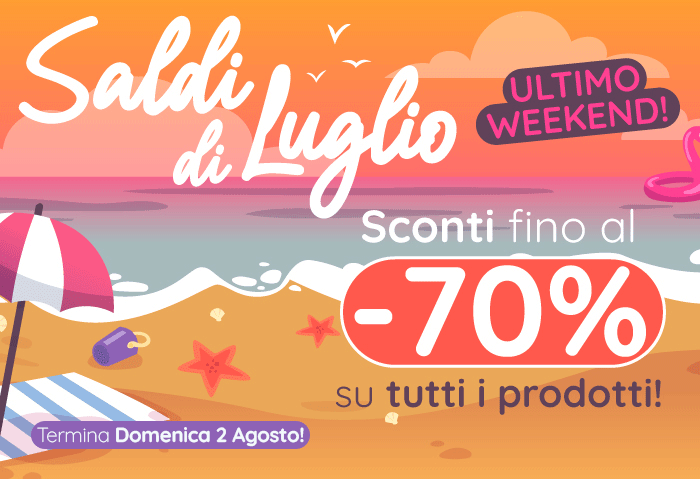 SALDI FINO AL 70%