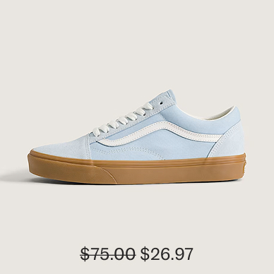 Gum Light Blue Old Skool Shoe