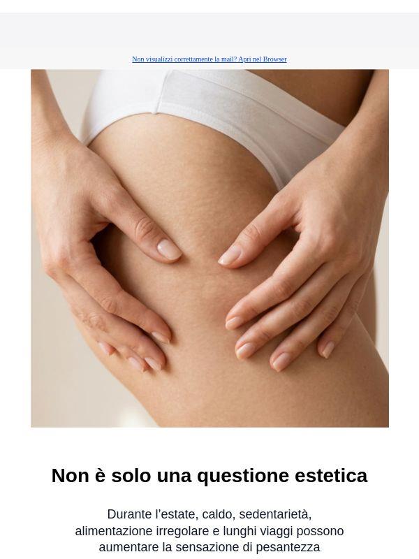 La cellulite non va in vacanza