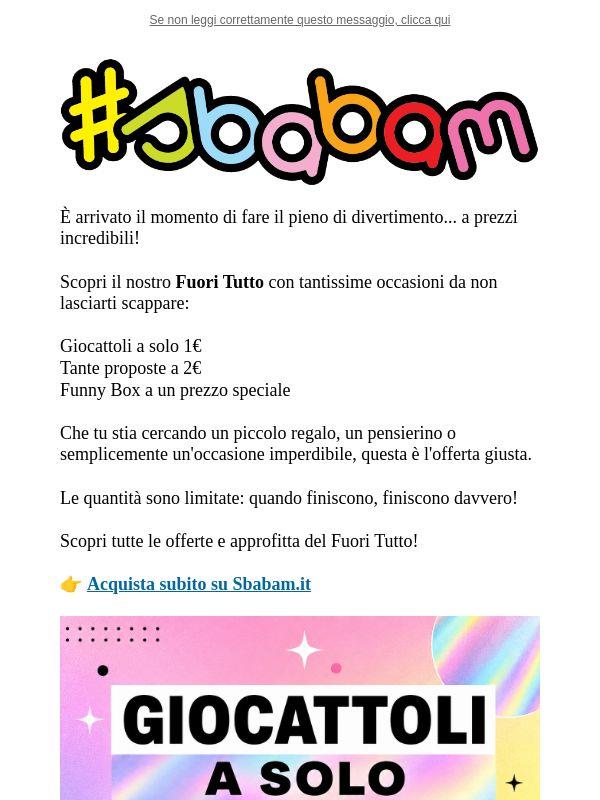 Giocattoli a prezzi Super...1 Euro e 2 Euro...Riempi il carrello