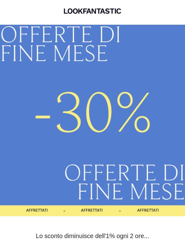 -30% | Corri, non durerà a lungo!