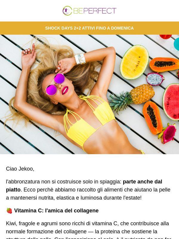 ☀️ Mangiare per abbronzarsi