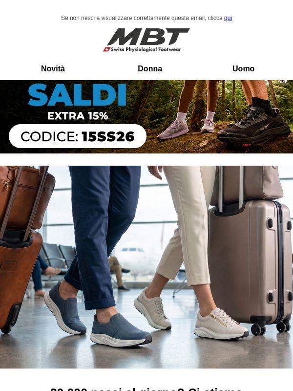 Bagaglio leggero. Piedi felici. ✈️