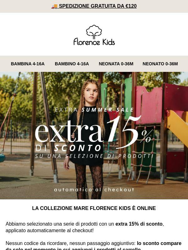 🛒 EXTRA SALDI ESTIVI: UN 15% DI SCONTO IN PIÙ SU UNA SELEZIONE DI PRODOTTI