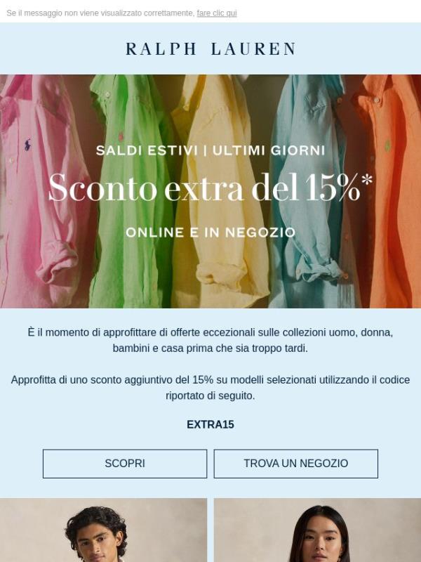 Saldi estivi: ultimi giorni per approfittarne