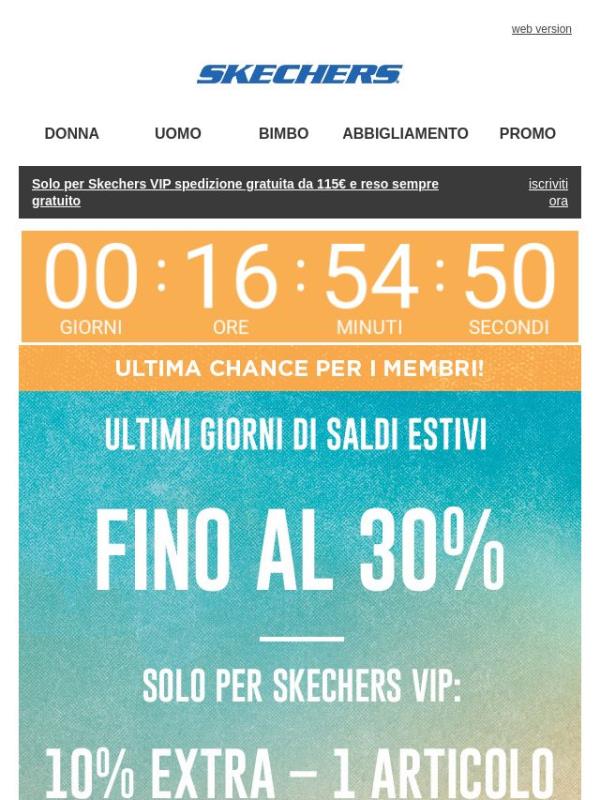 Ultima chiamata: i saldi terminano oggi ‼️