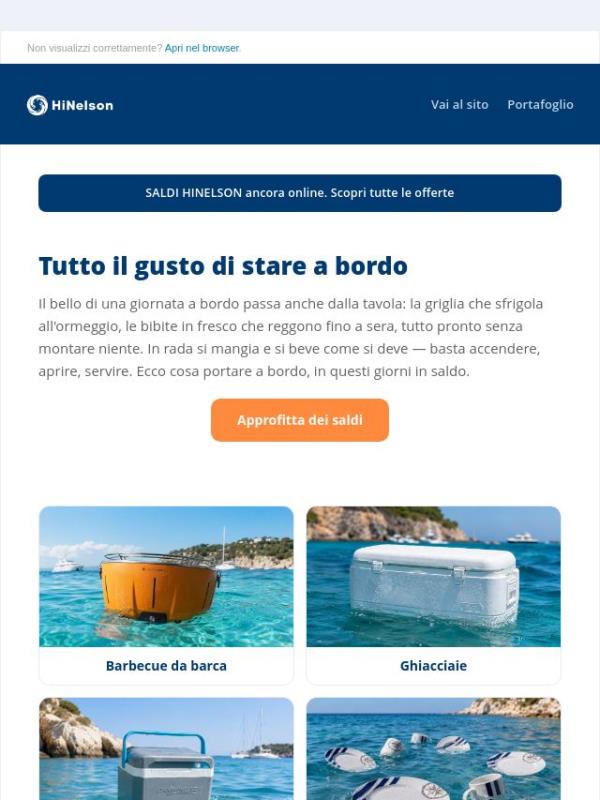 🏖️ La cambusa che fa estate