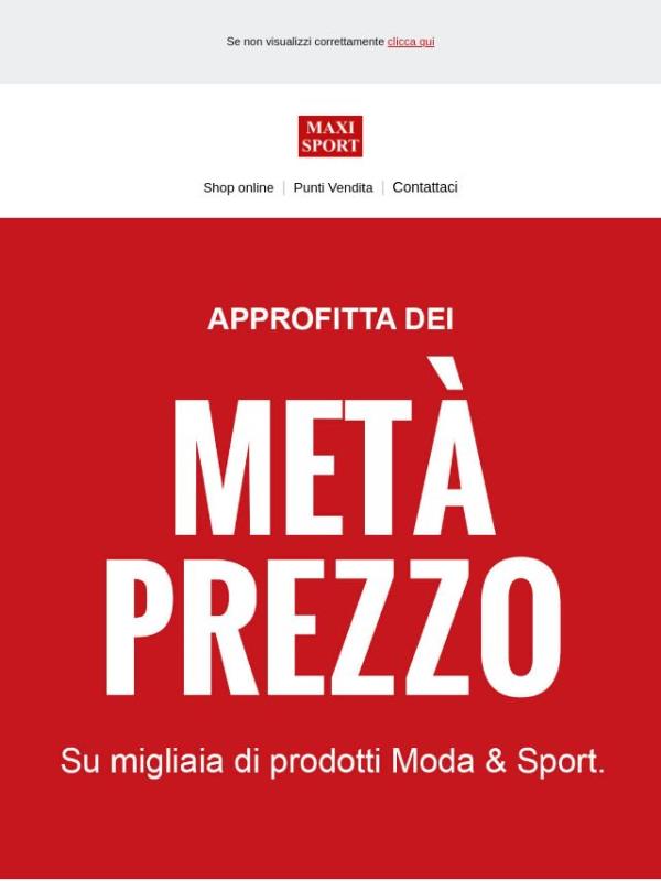 💣 Approfitta dei Metà Prezzo! 💥