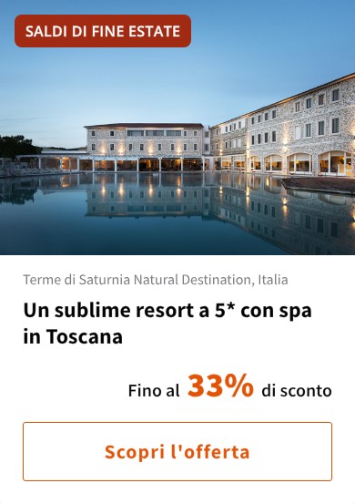 Un sublime resort a 5* con spa in Toscana
