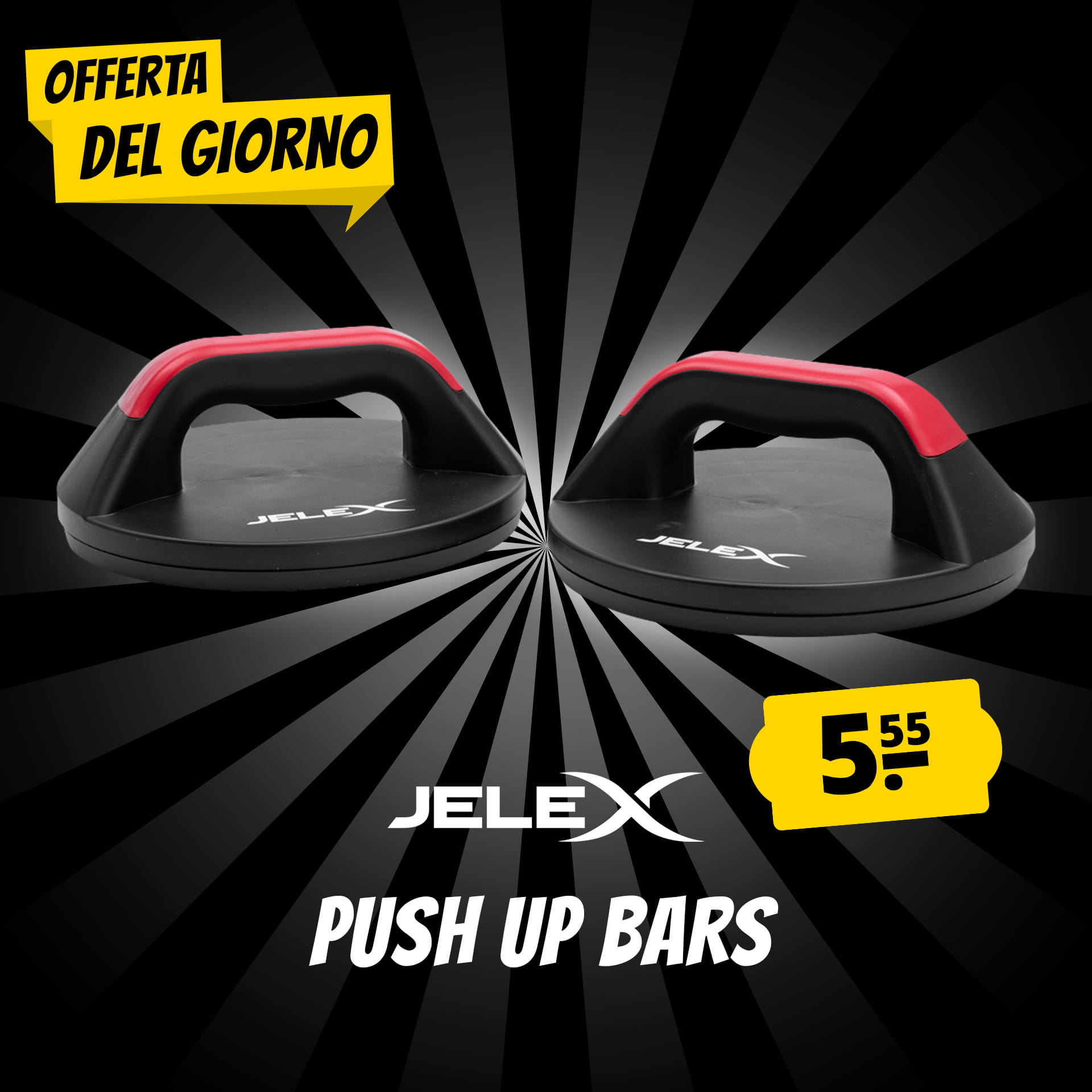 jelex pump machine maniglie per flessioni