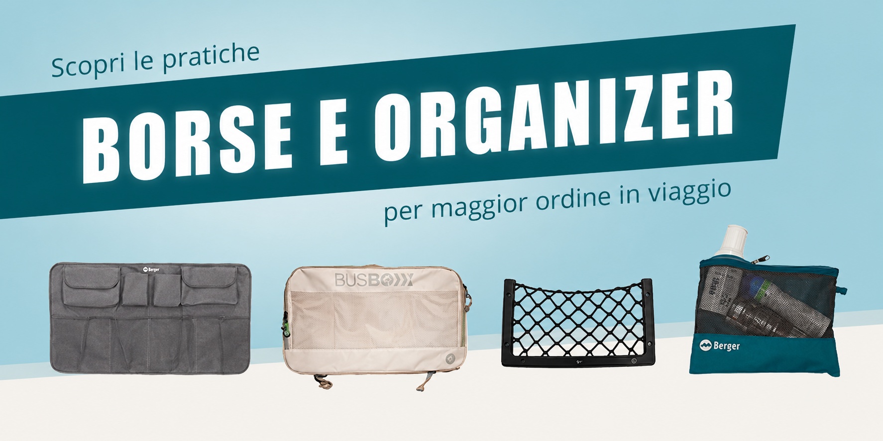 Organizer e borse portaoggetti