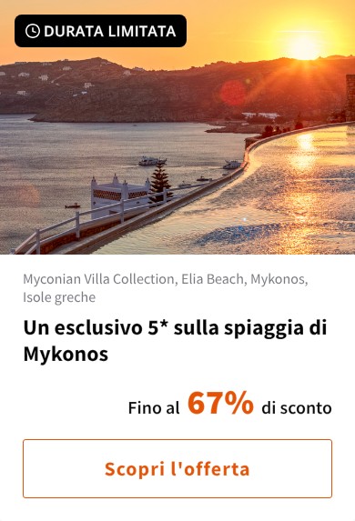 Un esclusivo 5* sulla spiaggia di Mykonos