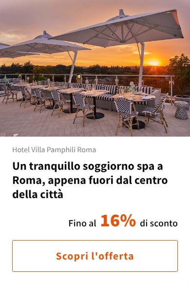 Un tranquillo soggiorno spa a Roma, appena fuori dal centro della città