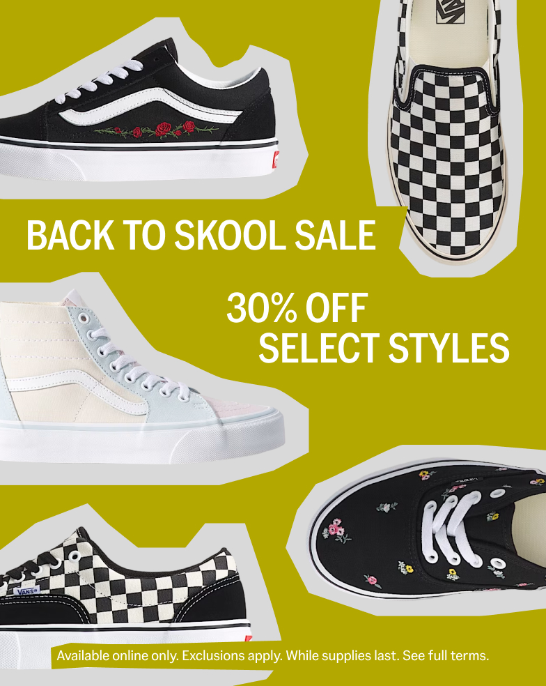 Back to Skool Sale | 30% off Select Styles