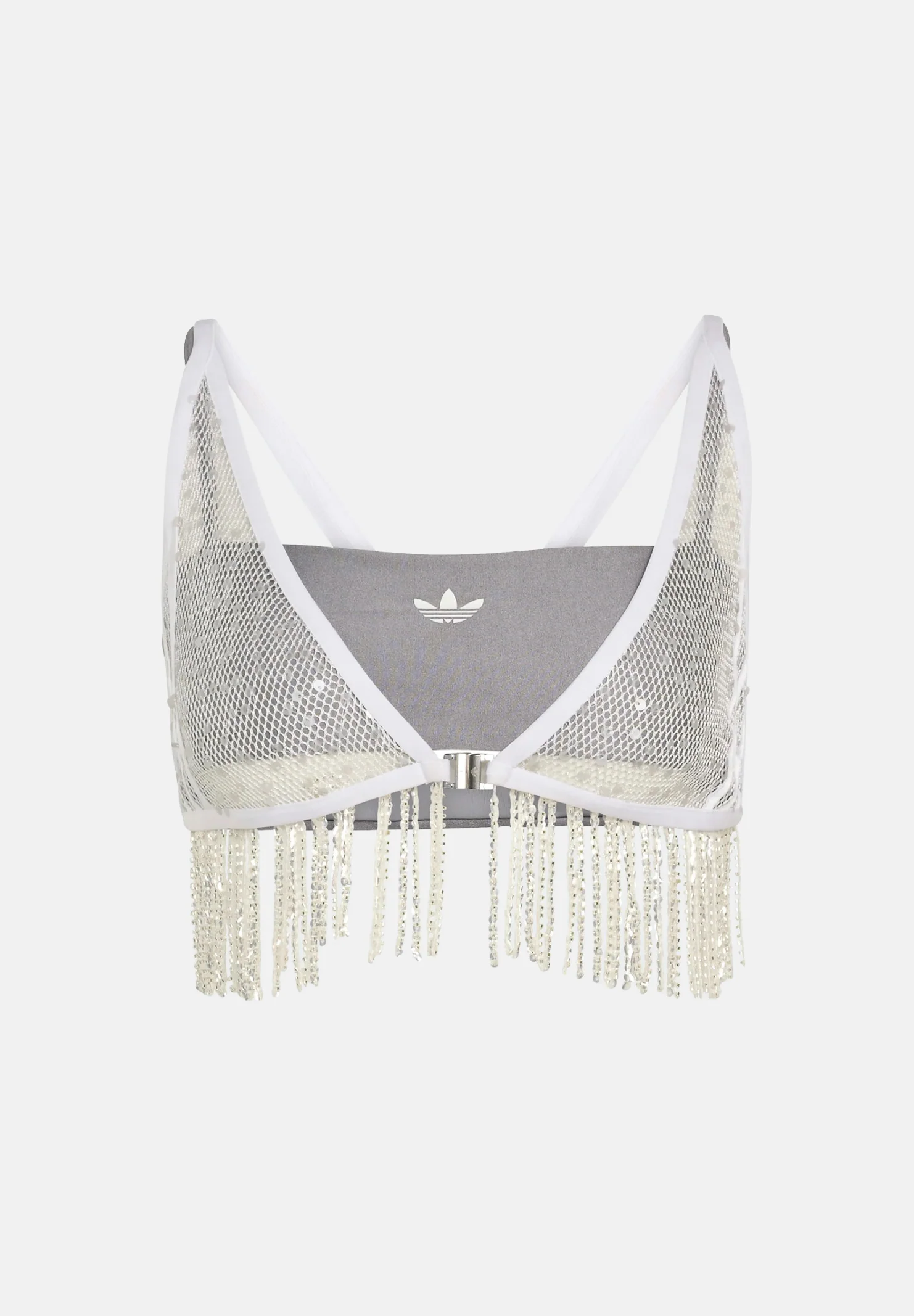Image of ADIDAS ORIGINALS Top SUNSET RHYTHMS grigio e bianco da donna