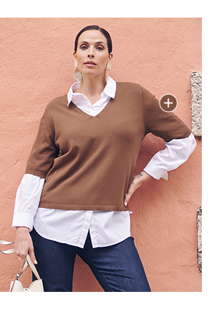 T-shirt in maglia