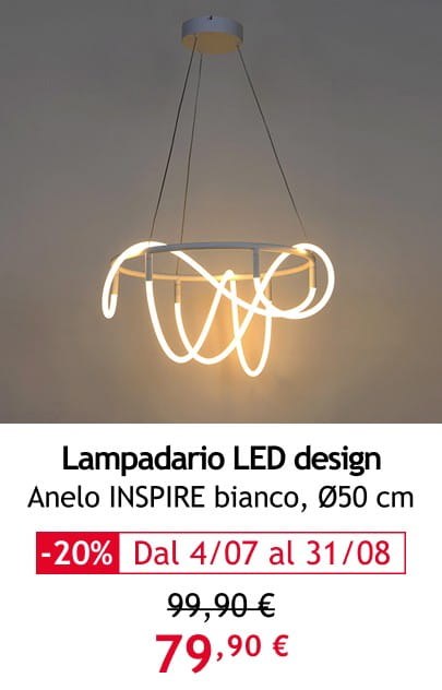 Lampadario LED design 79,90 &euro;
