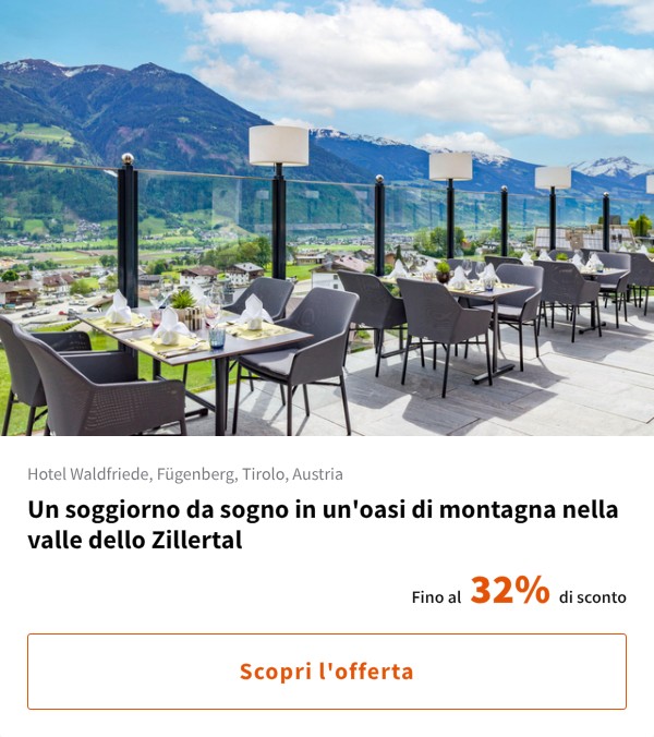 Un soggiorno da sogno in un'oasi di montagna nella valle dello Zillertal